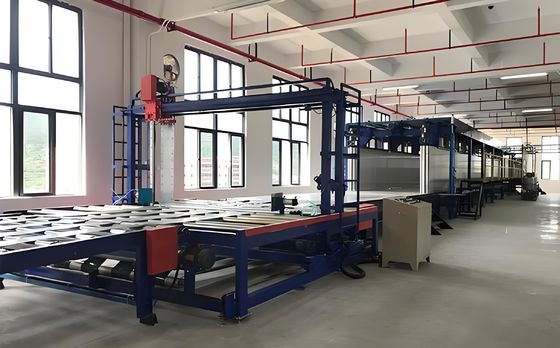 Otomatik Cam Akışölçörü 1300mm Yüksekliğe Kadar Yatay Köpük Yapma Makinesi